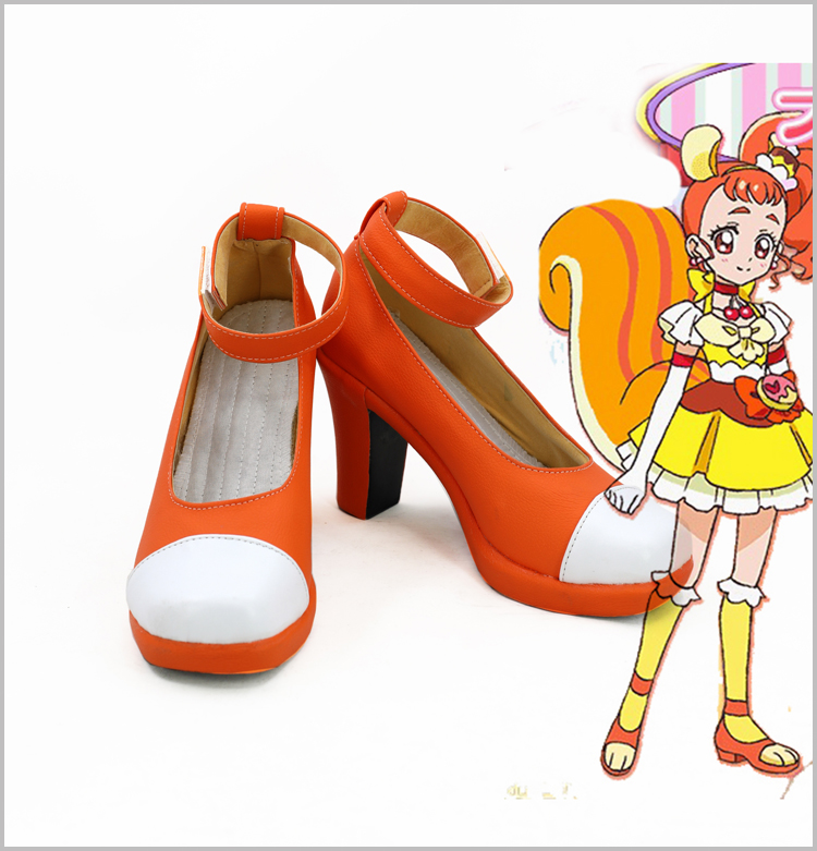 ★キラキラ☆プリキュアアラモード 有栖川ひまり コスプレ靴  cosplay 変装 仮装 豪華/華麗/高品質/サイズオーダー    